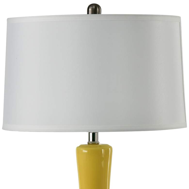 Image 3 RiverCeramic&reg; Stratus Straw Tapered Vase Table Lamp more views