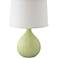RiverCeramic® Sprout Gloss Crisp Green Table Lamp