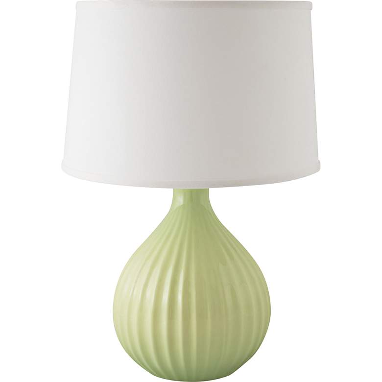 Image 1 RiverCeramic&#174; Sprout Gloss Crisp Green Table Lamp