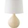 RiverCeramic® Sprout Gloss Tusk Cream Table Lamp