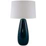 1_RiverCeramic Teardrop 32" Ceramic Tropical Turquoise Blue Table Lamp