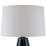 3_RiverCeramic Teardrop 32" Ceramic Tropical Turquoise Blue Table Lamp more views