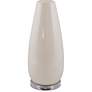 2_RiverCeramic Teardrop 33" High Acrylic Accent White Ceramic Table Lamp more views