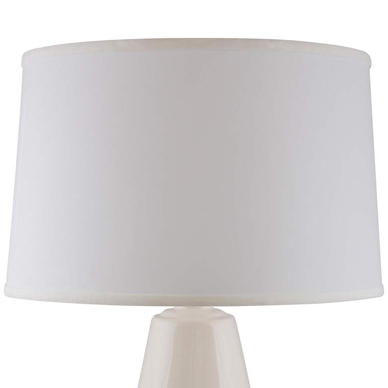 Image 3 RiverCeramic Teardrop 33" High Acrylic Accent White Ceramic Table Lamp more views