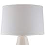 3_RiverCeramic Teardrop 33" High Acrylic Accent White Ceramic Table Lamp more views