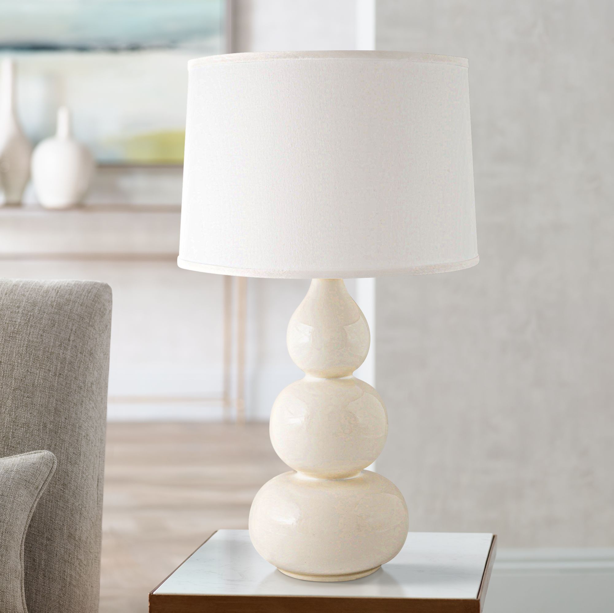 Triple gourd clearance table lamp