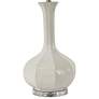 RiverCeramic&#174; Vibe White Glazed Vase Table Lamp