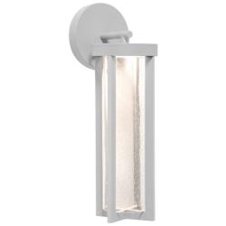 Rivers 12&quot; Outdoor LED Lantern - Grey