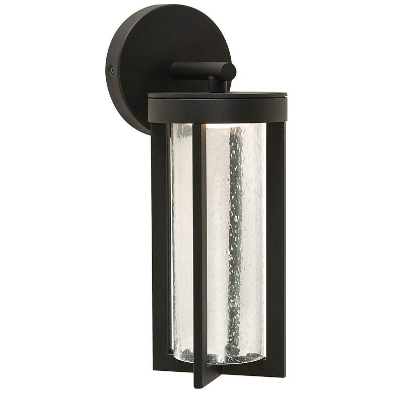 Image 2 Rivers 18" Outdoor LED Lantern - Black