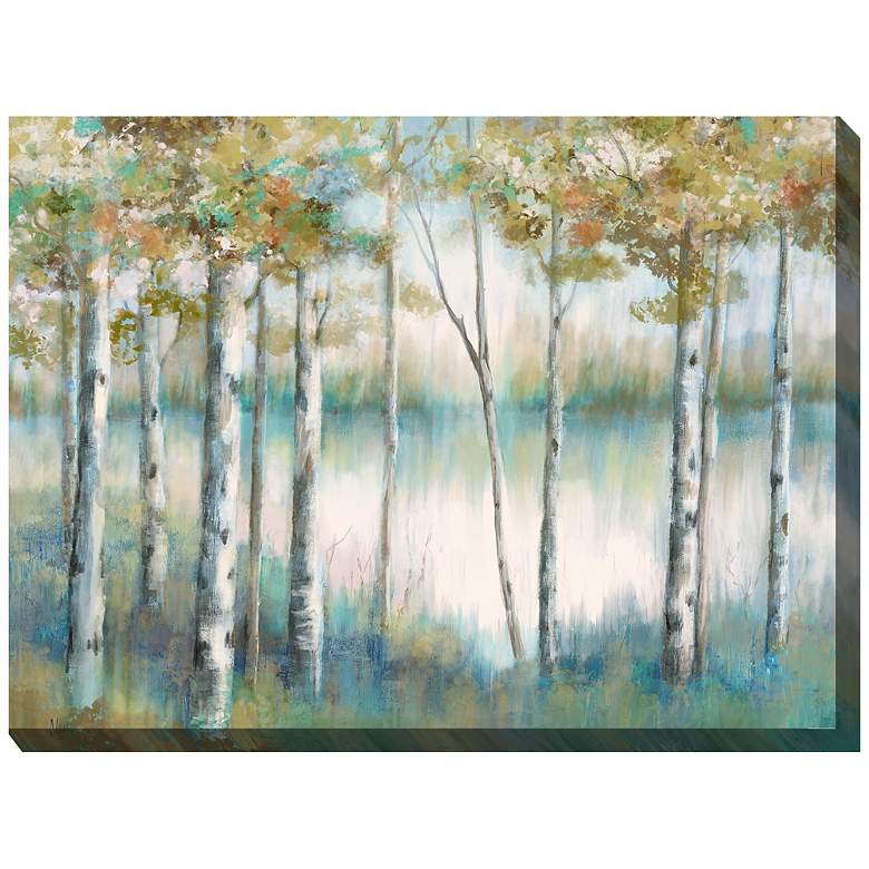 Image 1 Riverside Thicket Outdoor Canvas Art