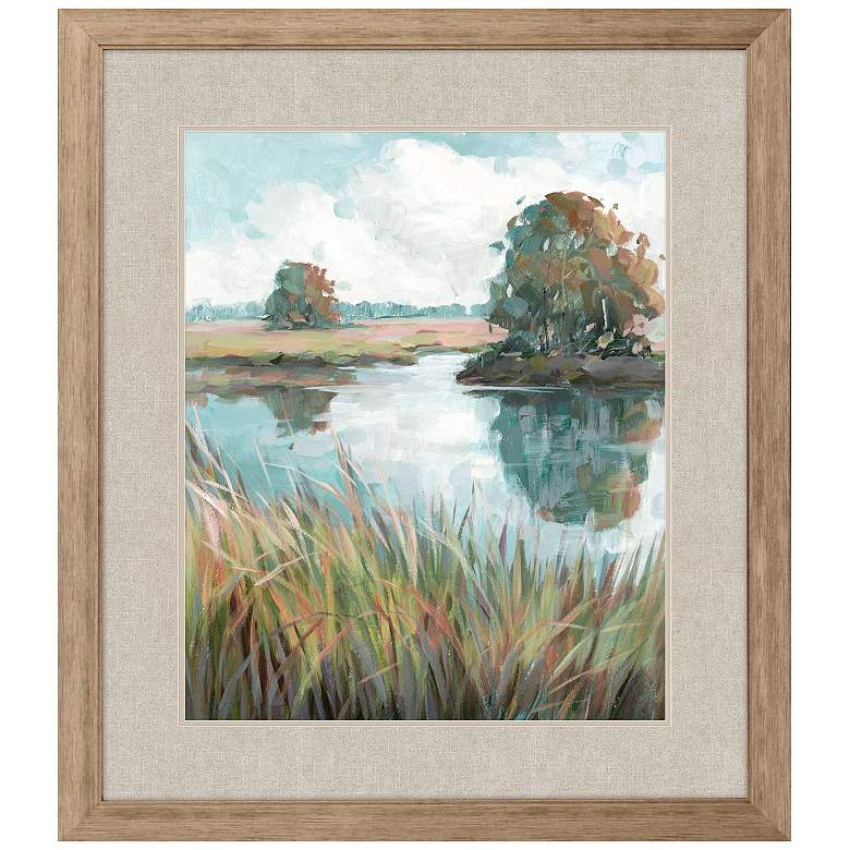 Image 1 Riverside View II 36"W x 42"H Framed Art