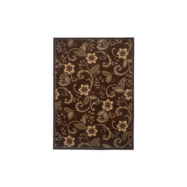 Image 1 Riverwoods Collection Terrace Flowers 5&#39;x7&#39;6 inch Area Rug