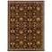 Riverwoods Collection Wind Carpet Brown Area Rug