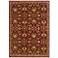 Riverwoods Collection Wind Carpet Red Area Rug