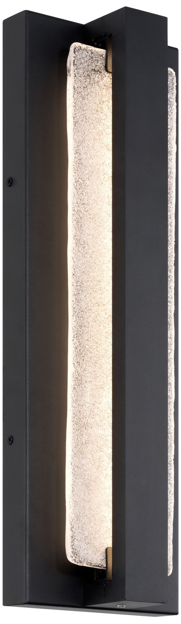 Riviera 18" High Black LED Wall Sconce