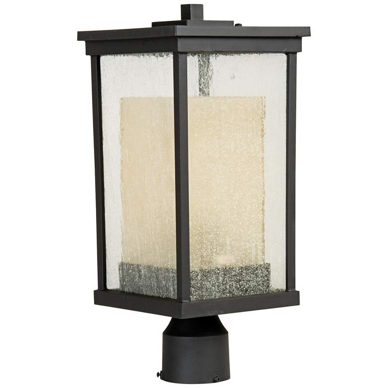 Image 1 Riviera 18 inchH Oil Bronze Outdoor Post Light