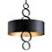 Rivington 36 1/4" Wide Charred Copper Drum Pendant Light