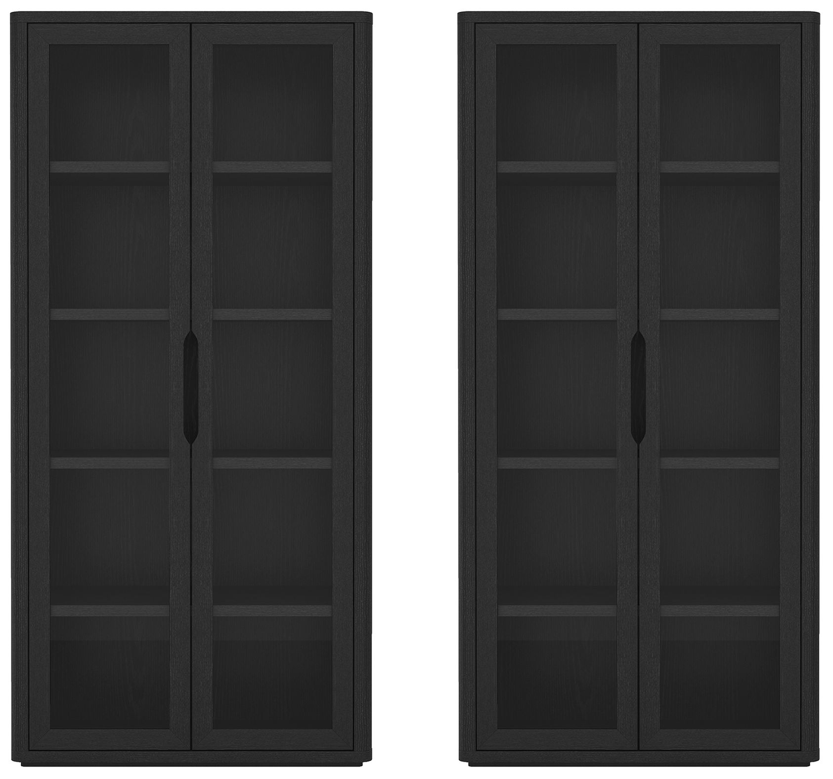 Image 2 Rivington Bookcase Cabinet - Set of 2