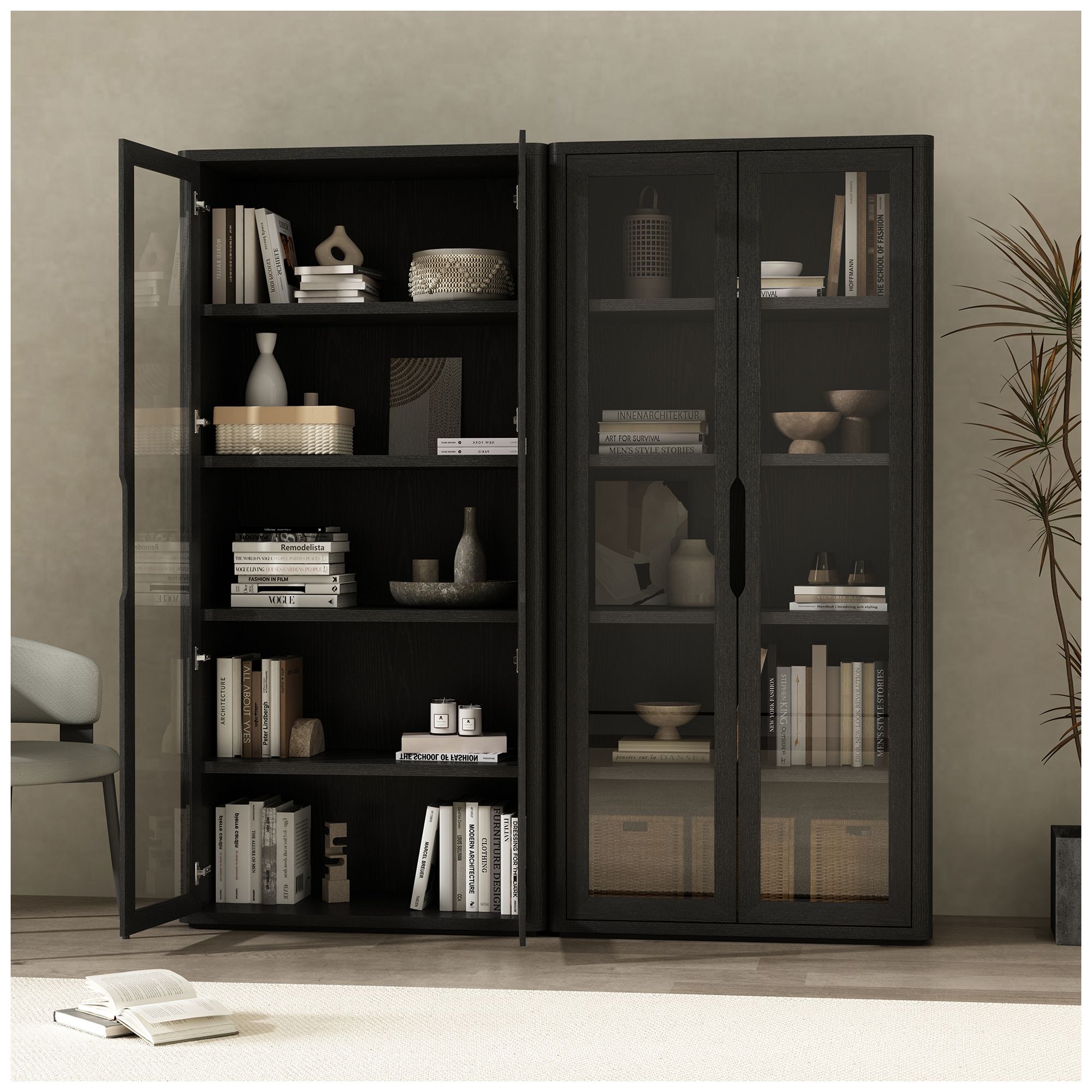 Image 6 Rivington Bookcase Cabinet - Set of 2 more views