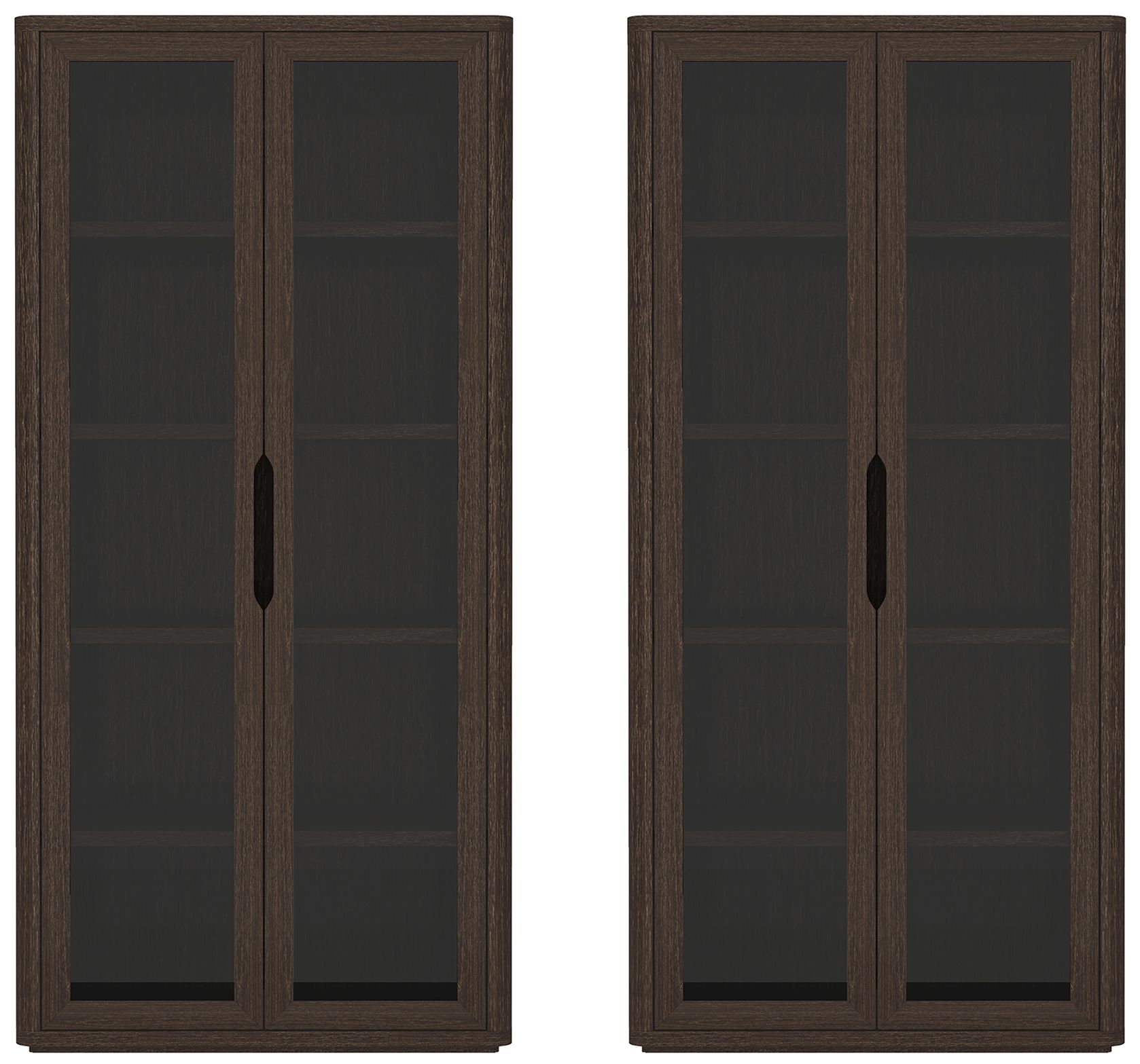 Image 2 Rivington Bookcase Cabinet - Set of 2