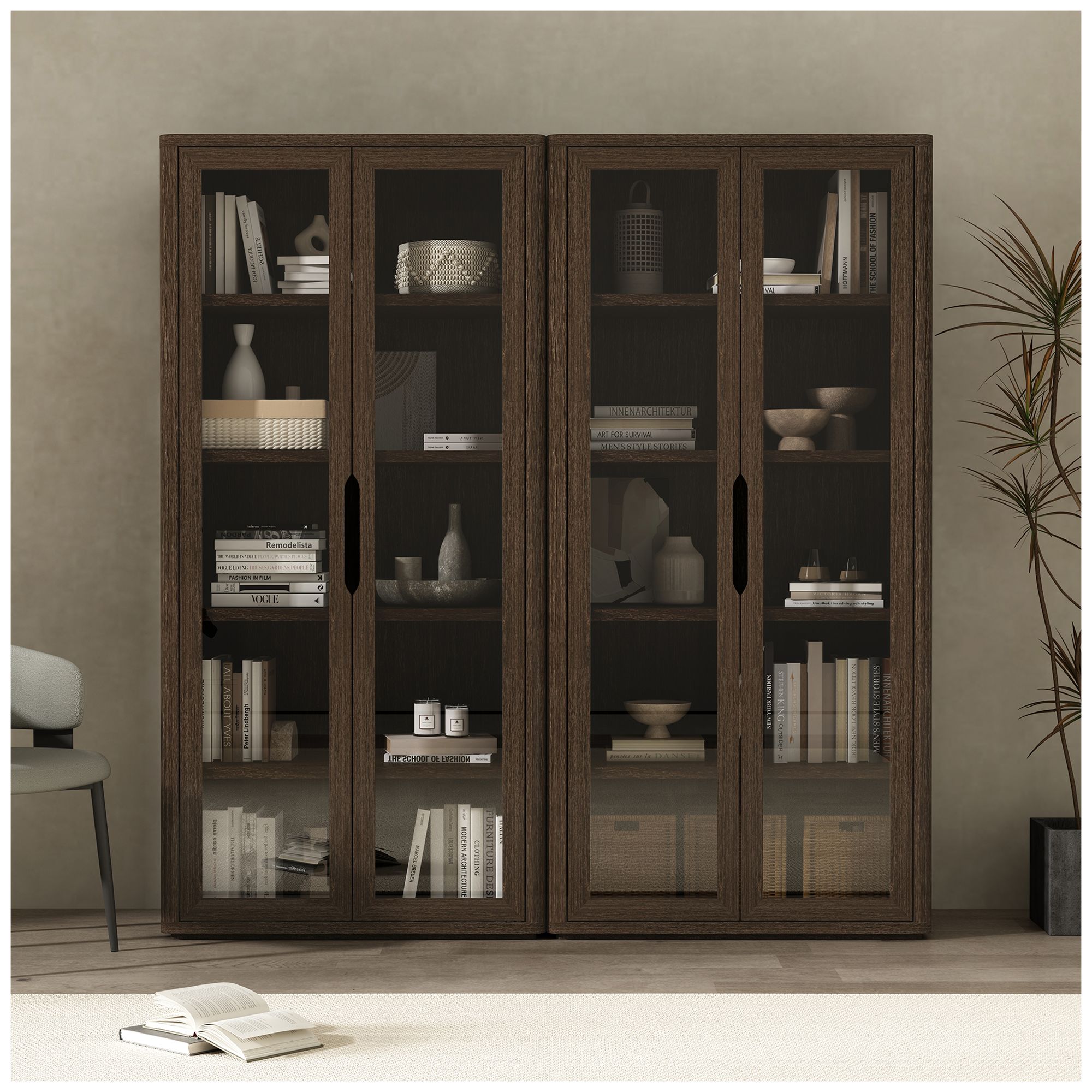 Image 4 Rivington Bookcase Cabinet - Set of 2 more views