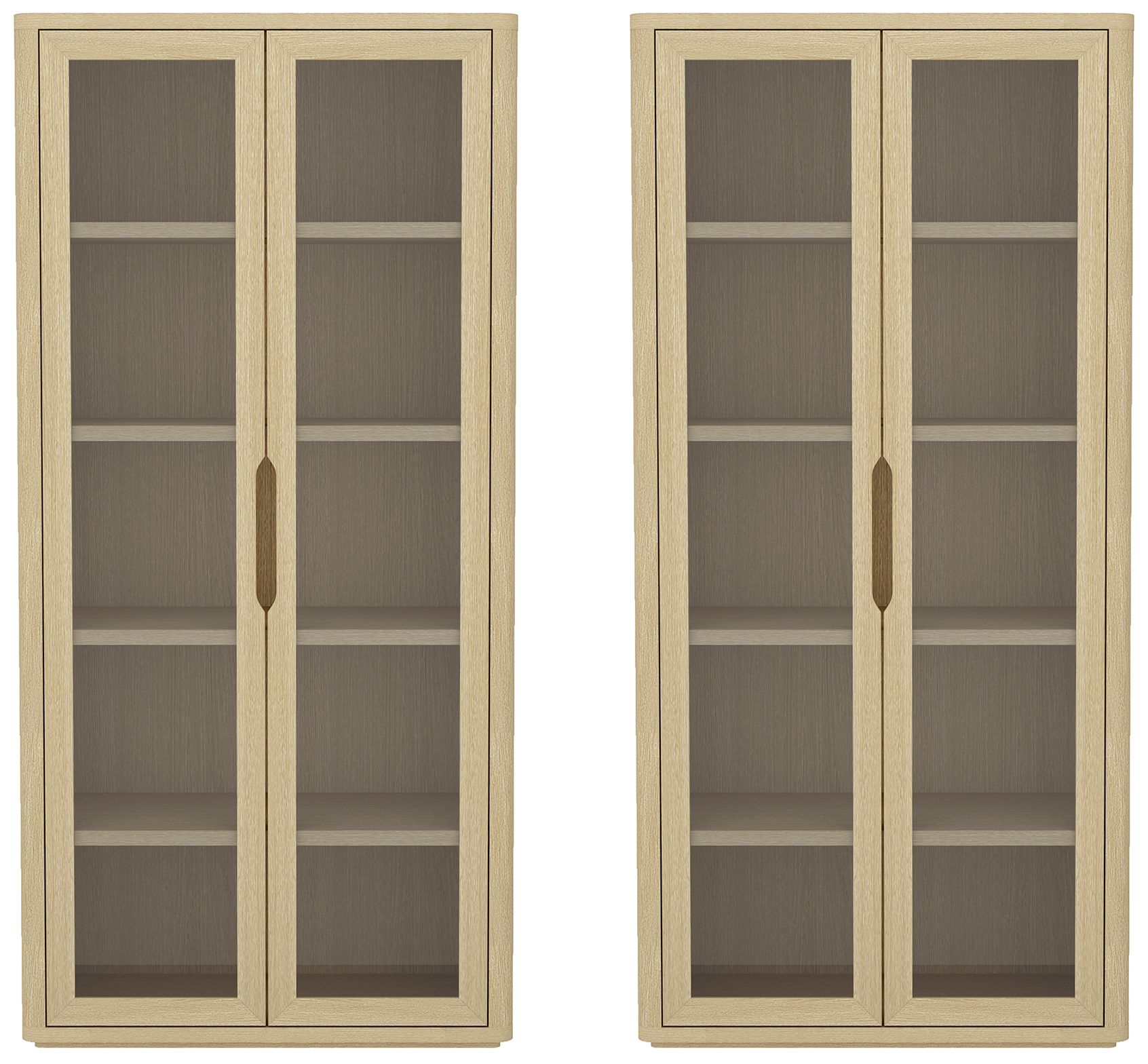 Image 2 Rivington Bookcase Cabinet - Set of 2