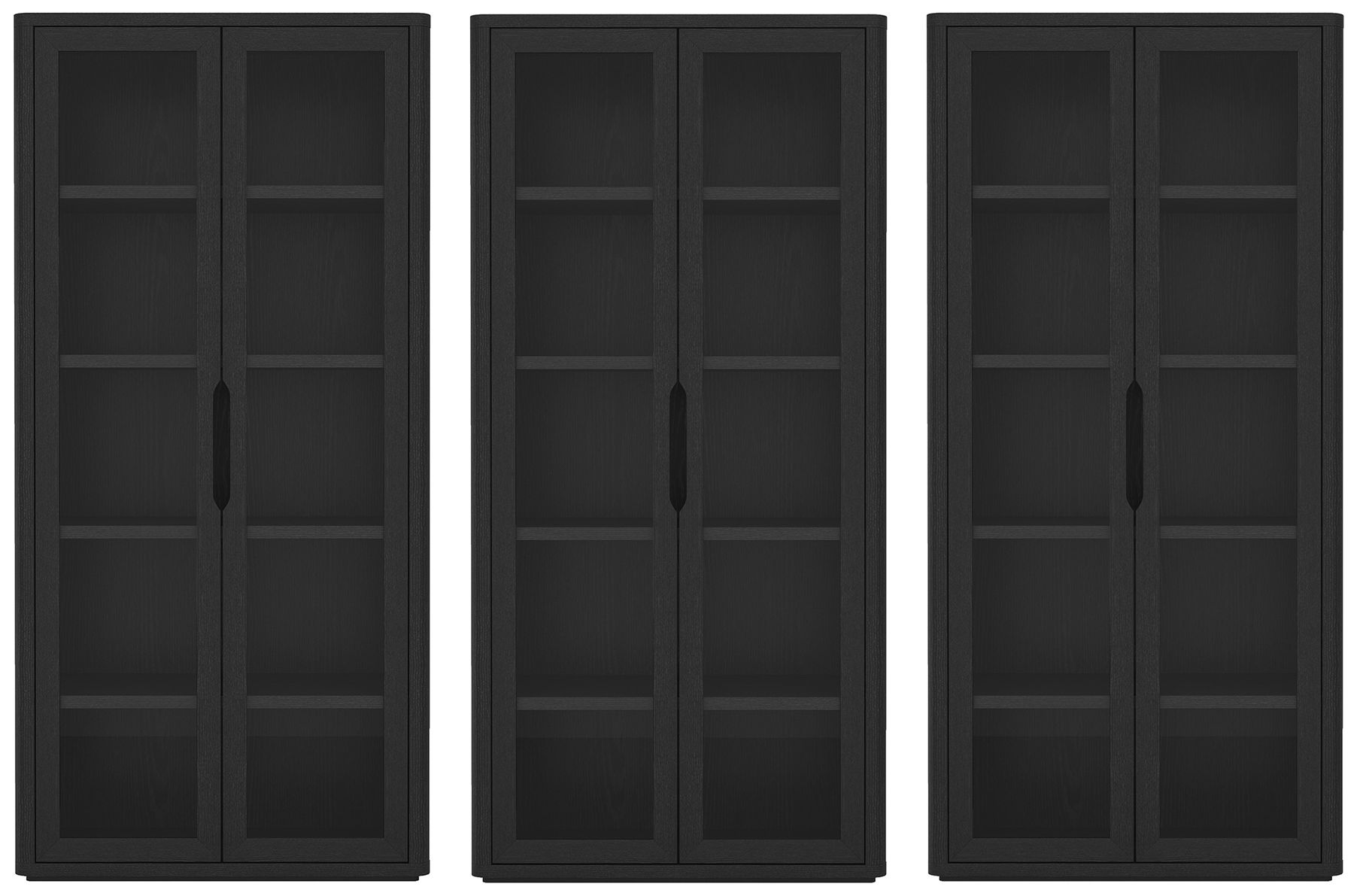 Image 2 Rivington Bookcase Cabinet - Set of 3