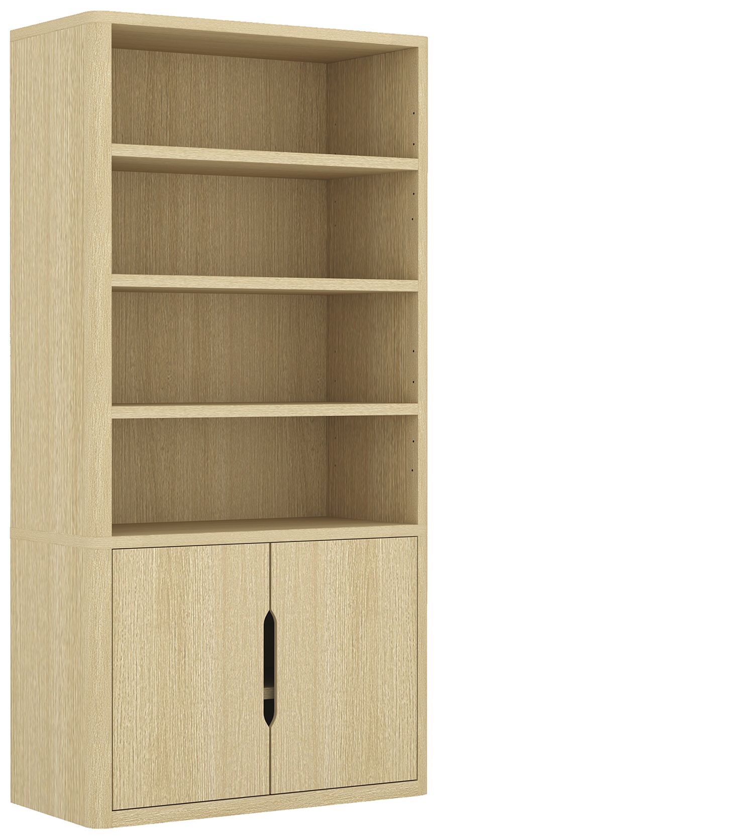 Rivington Bookcase Cabinet - Set of 3