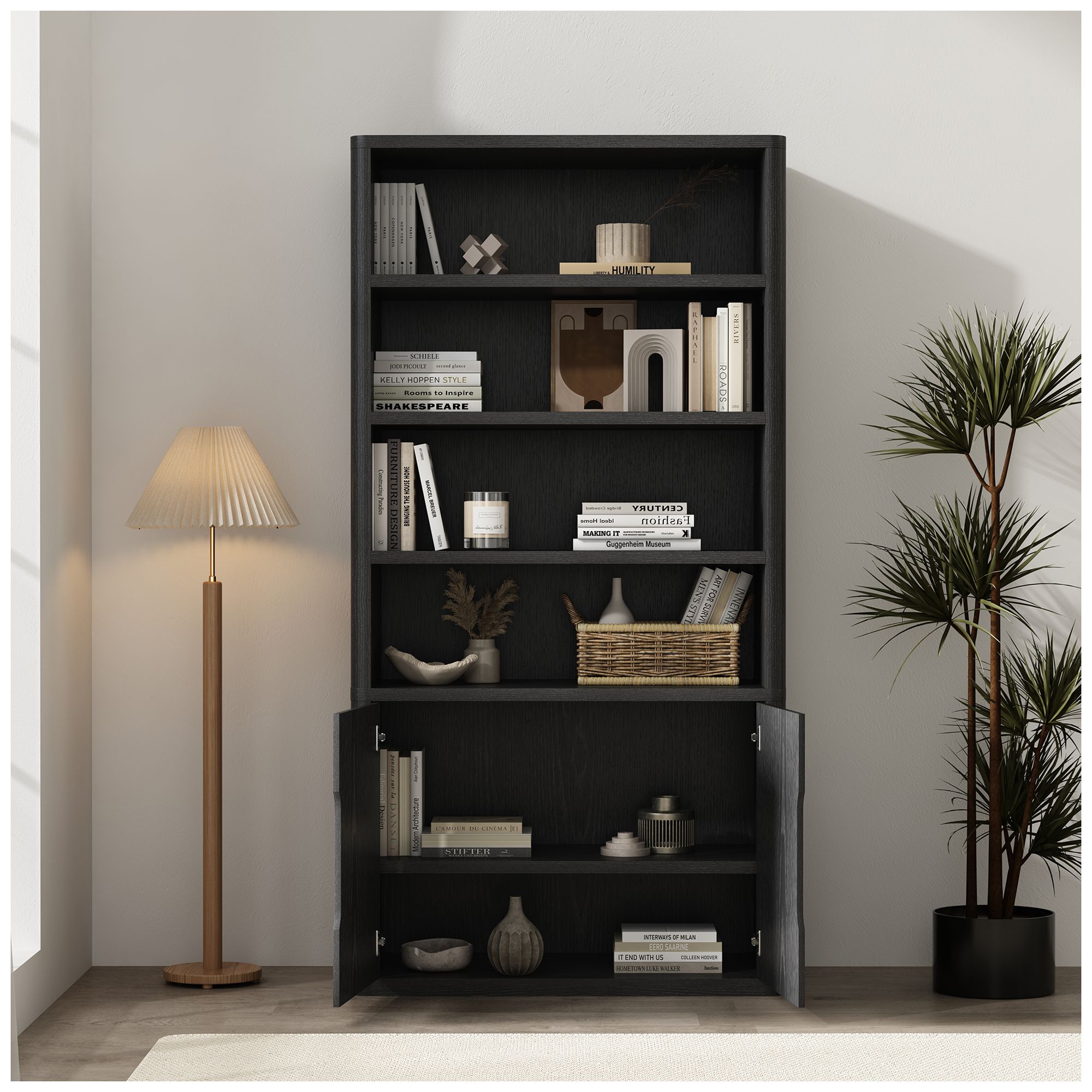 Image 6 Rivington Bookcase Cabinet more views