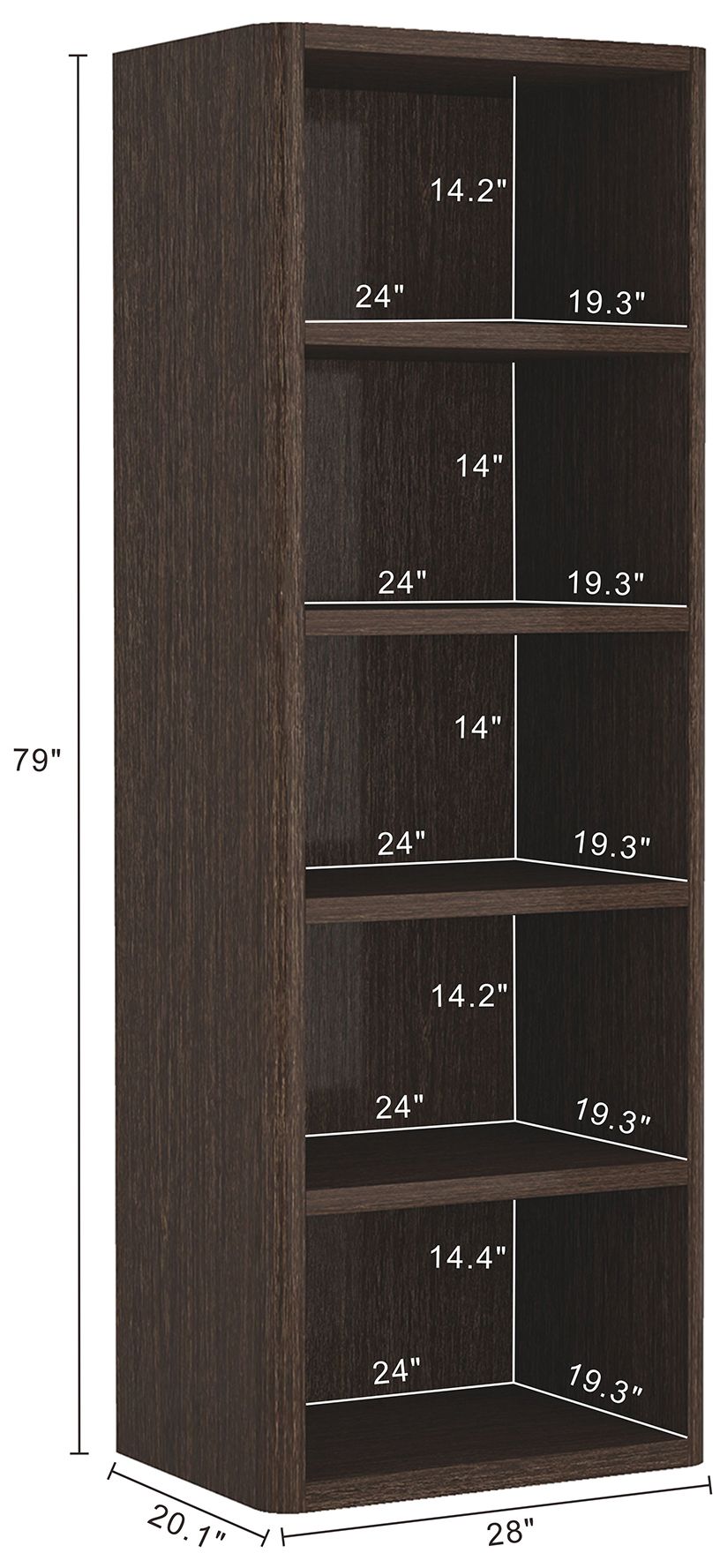 Image 4 Rivington Open Bookcase - Set of 3 more views