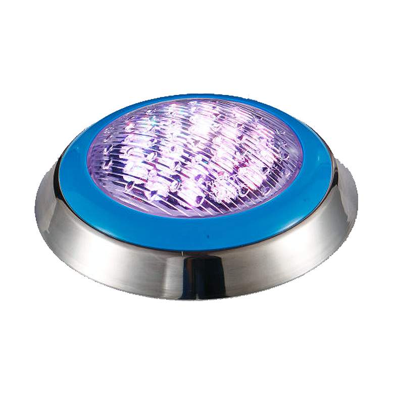 Image 1 Rixen Silver RGB LED Pool Light with Remote