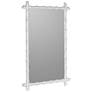 Rixton Glossy White 28 1/4" x 20" Rectangular Wall Mirror