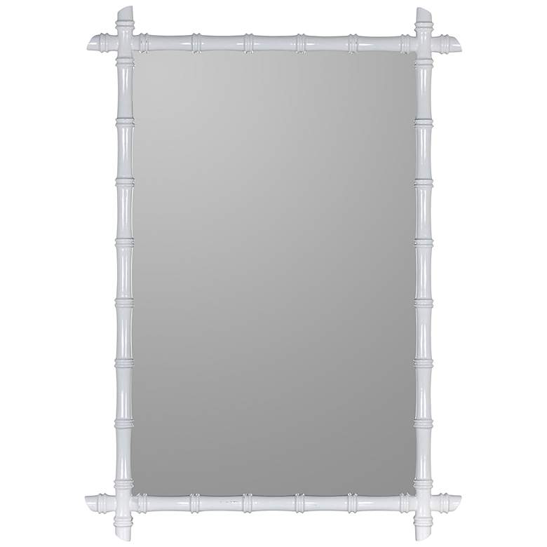 Image 2 Rixton Glossy White 28 1/4" x 40" Rectangular Wall Mirror
