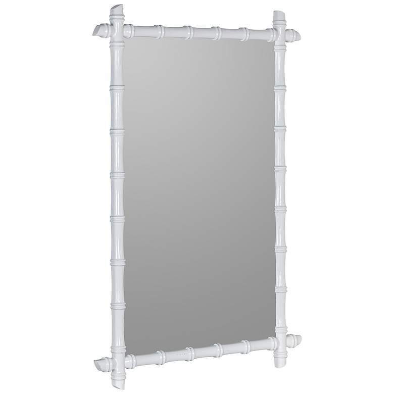 Image 3 Rixton Glossy White 28 1/4" x 40" Rectangular Wall Mirror more views