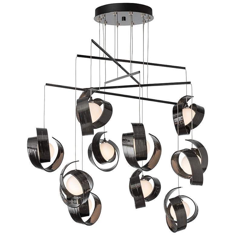 Image 1 Riza 41" Wide 10-Light Ink Mobile Pendant