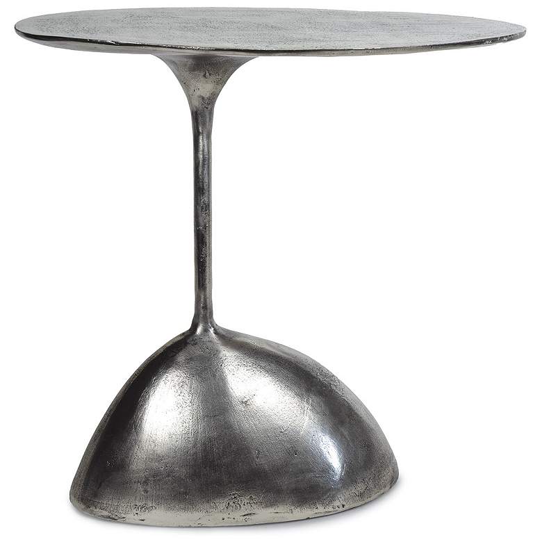 Image 2 Rizzo Accent Table (Antique Silver) more views