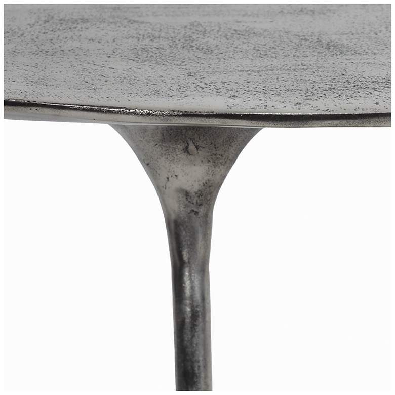 Image 3 Rizzo Accent Table (Antique Silver) more views