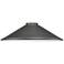 RLM 5 1/4" High Smoked Iron Outdoor Cone Shade