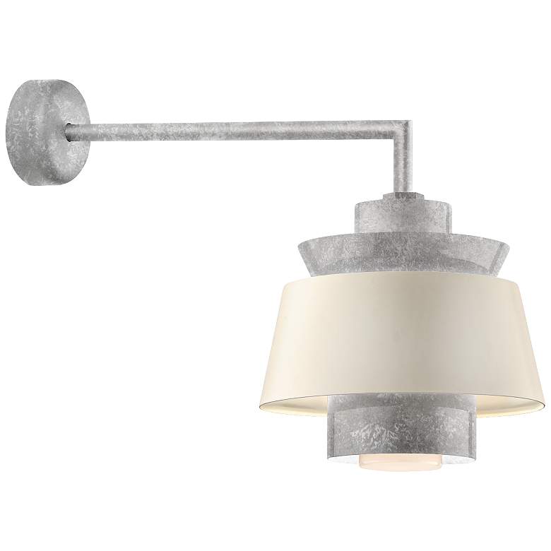 Image 1 RLM Aero 15" High Galvanized LED Outdoor Wall Light