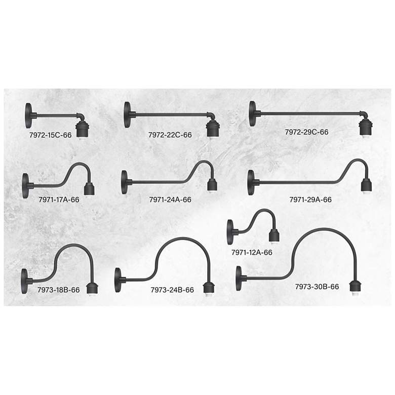 Image 2 RLM ARMS 11.75" H X 6" W OD WALL-LT BLK more views