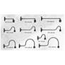 2_RLM ARMS 11.75" H X 6" W OD WALL-LT BLK more views