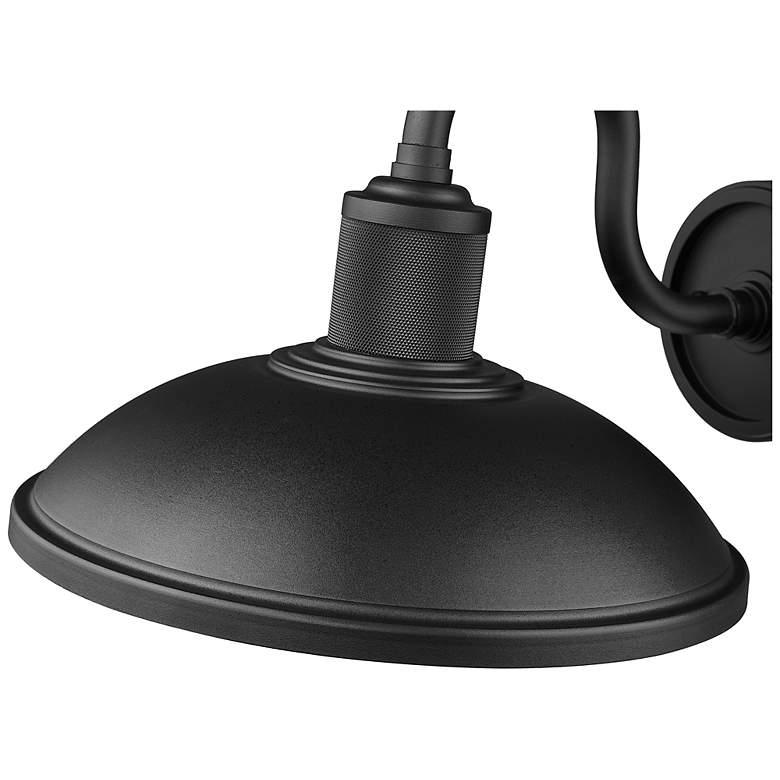Image 6 RLM by Z-Lite Sand Black 1 Light Outdoor Wall Light more views