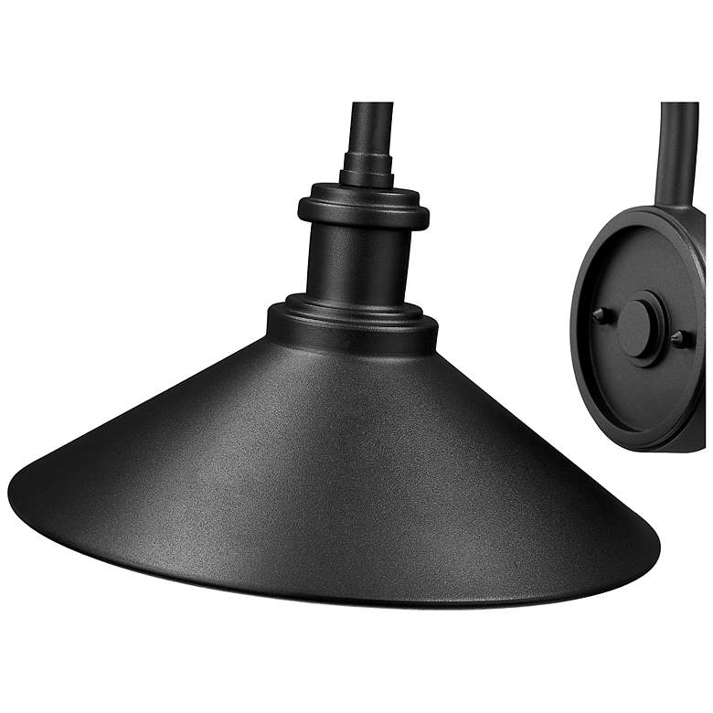 Image 6 RLM by Z-Lite Sand Black 1 Light Outdoor Wall Light more views
