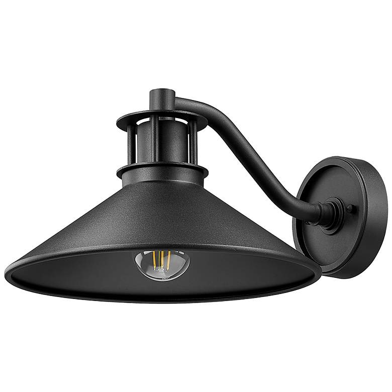 Image 7 RLM by Z-Lite Sand Black 1 Light Outdoor Wall Light more views