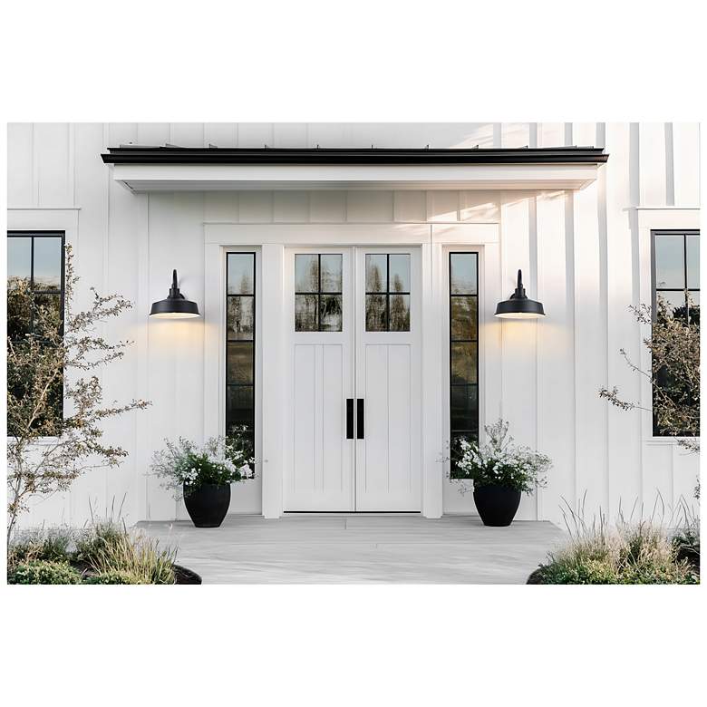 Image 3 RLM by Z-Lite Sand Black 1 Light Outdoor Wall Light more views