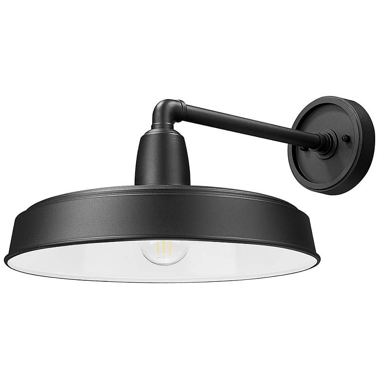 Image 7 RLM by Z-Lite Sand Black 1 Light Outdoor Wall Light more views