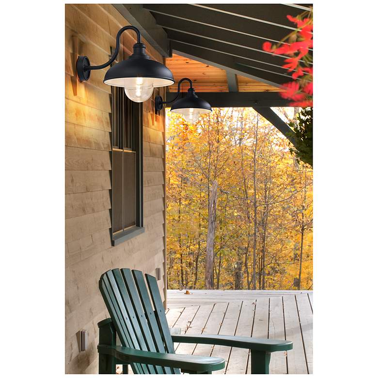 Image 2 RLM by Z-Lite Sand Black 1 Light Outdoor Wall Light more views