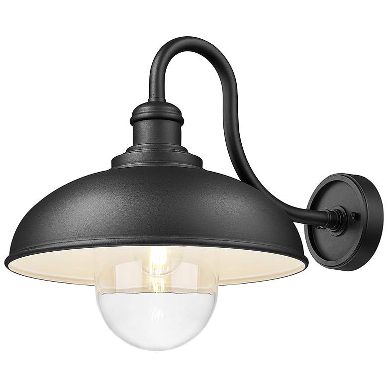 Image 5 RLM by Z-Lite Sand Black 1 Light Outdoor Wall Light more views