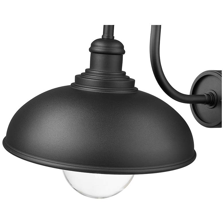 Image 6 RLM by Z-Lite Sand Black 1 Light Outdoor Wall Light more views