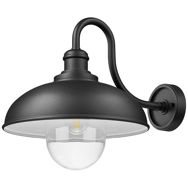 Image 7 RLM by Z-Lite Sand Black 1 Light Outdoor Wall Light more views